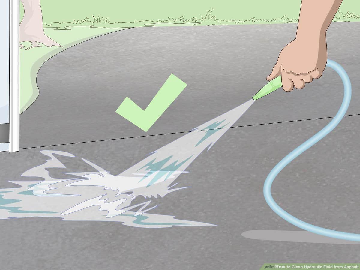 How To Clean Hydraulic Fluid Off The Asphalt? Cleanestor