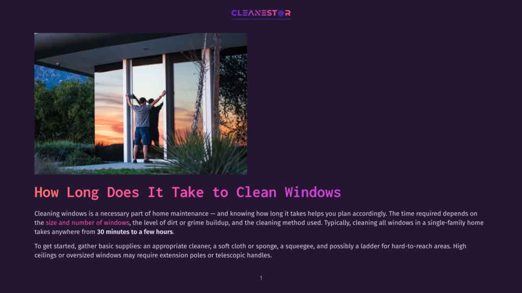 1 How Long Does It Take To Clean Windows A Person Stands With Arms Outstretched On A Balcony, Looking Out At A Sunset Through Large Glass Windows Of A Modern Home, Highlighting Home Maintenance And Window Cleaning.