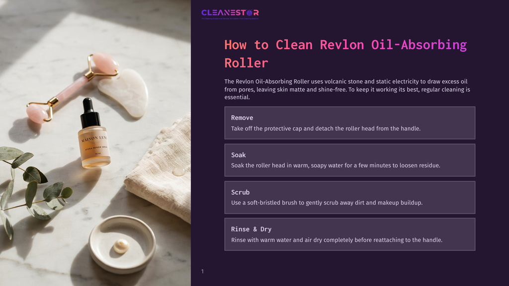 A Minimalist Flat Lay Of Skincare Tools And Products, Featuring A Pink Jade Roller, A White Gua Sha Stone, And A Bottle Of Maison Luxe Facial Serum, Set Against A Softly Lit, Textured Background.