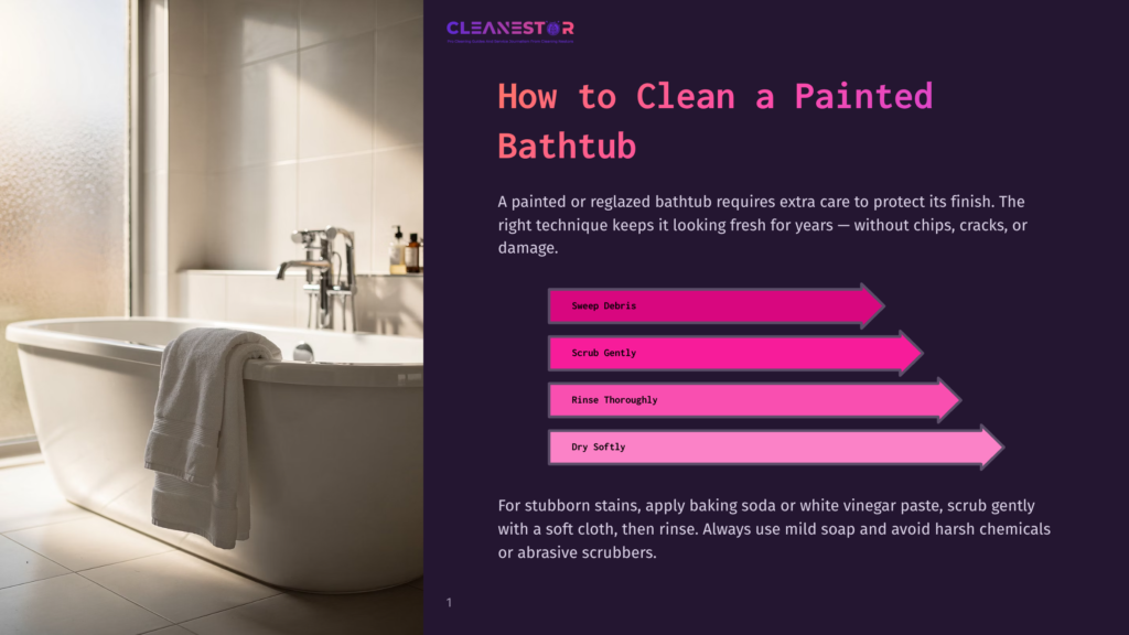 A Clean, White Bathtub With A Neatly Folded White Towel Draped Over Its Side, Set In A Brightly Lit, Modern Bathroom With A Frosted Glass Shower Door.