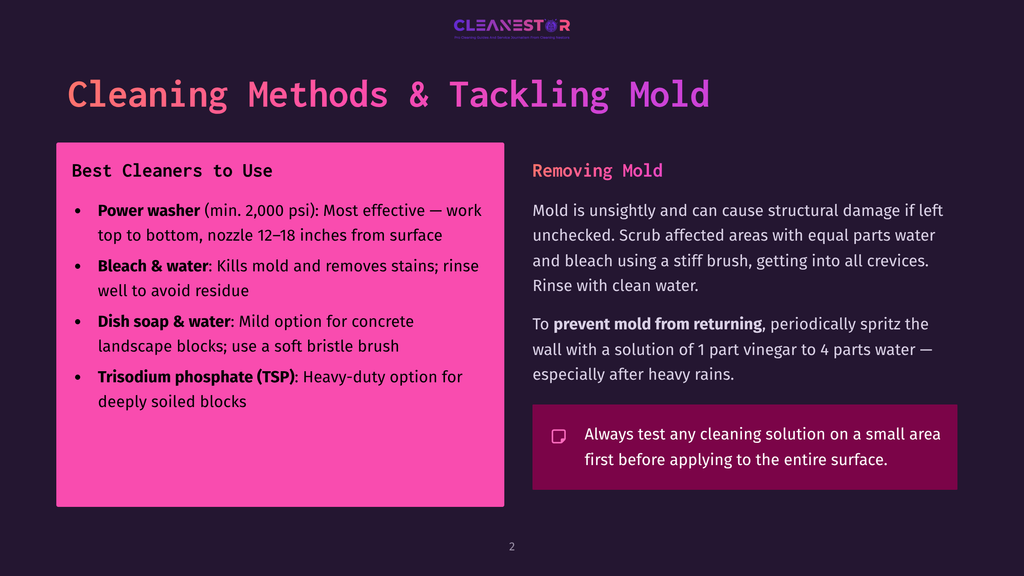 Cleaning Methods &Amp; Tackling Mold: Best Cleaners To Use Include Power Washer, Bleach &Amp; Water, Dish Soap &Amp; Water, And Tsp. Learn How To Prevent Mold From Returning.