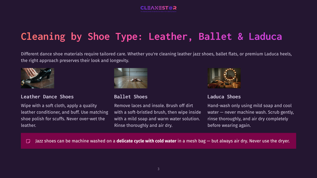 Close-Up Of Two Pairs Of Dance Shoes: A Black Leather Jazz Shoe And A Pair Of Light Pink Ballet Slippers, Resting On A Light Wooden Floor.