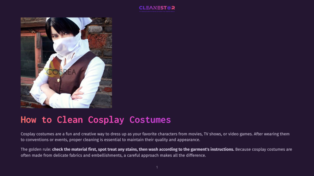 Cosplay Costume Of A Character With Dark Hair And A White Mask Covering Their Face, Wearing A Brown Vest Over A White Shirt, Standing In Front Of A Brick Wall.