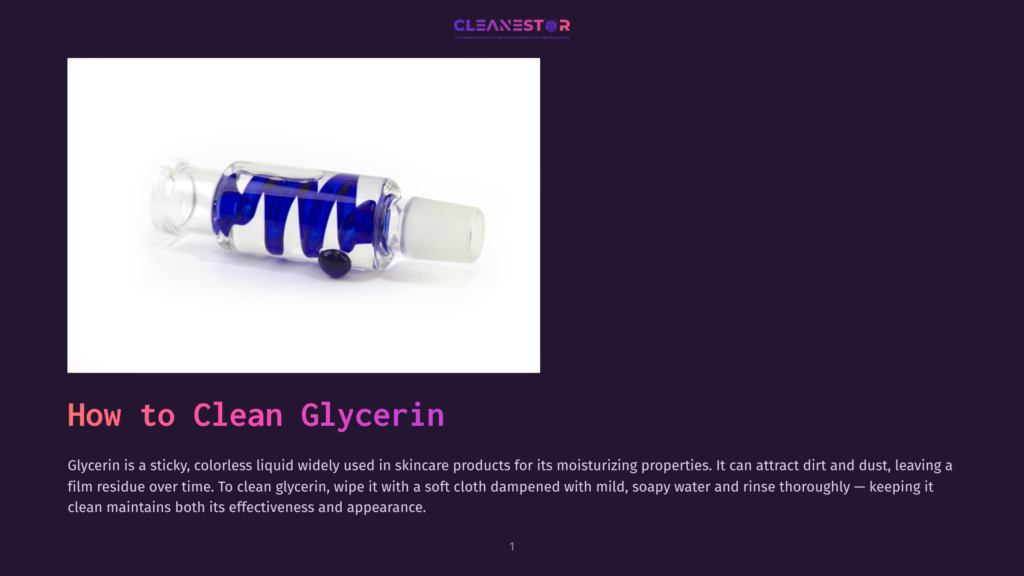 Close-Up Of A Glass Pipe With Blue Swirls And A Black Bead Inside, Filled With Clear Liquid, Likely Glycerin, Against A White Background.