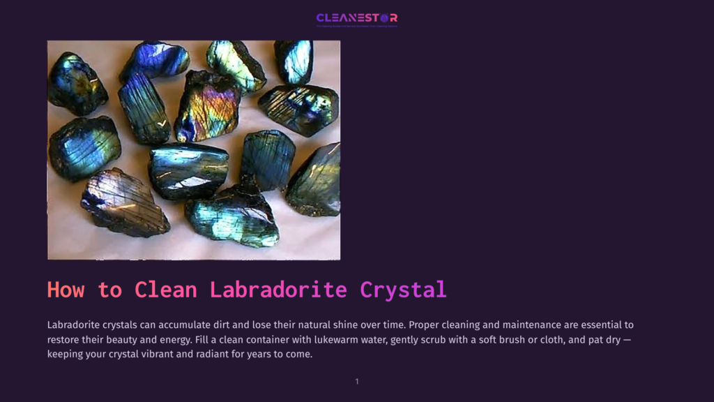Collection Of Raw Labradorite Crystals Showcasing Their Iridescent Blue, Green, And Gold Flashes. Title: How To Clean Labradorite Crystal.