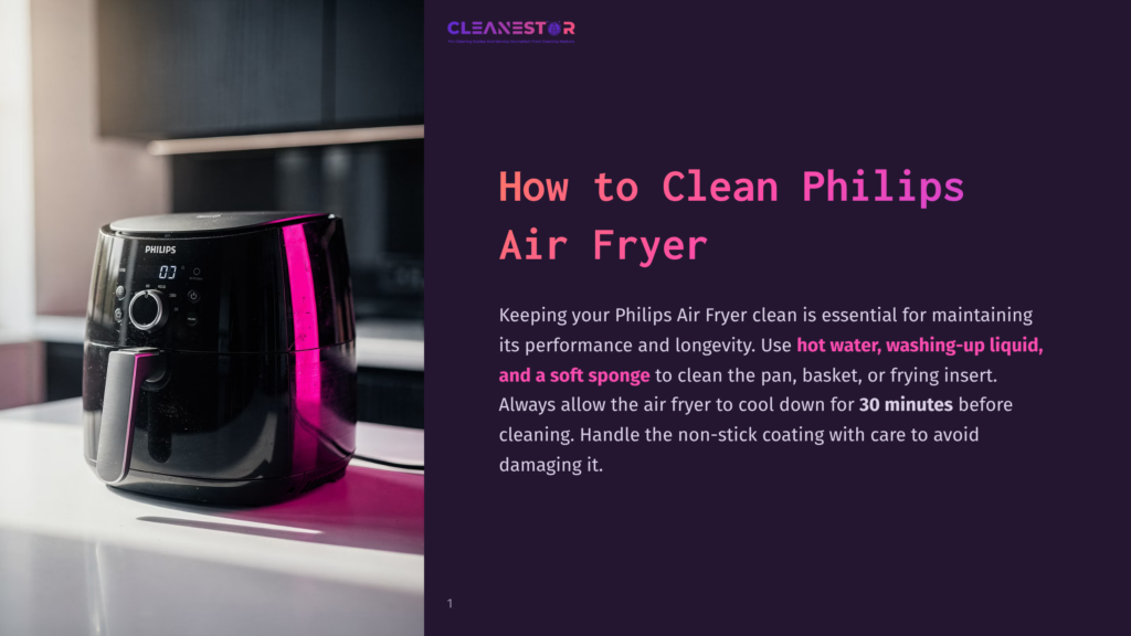 A Black Philips Air Fryer Sits On A White Countertop, With Its Digital Display Showing &Quot;03&Quot;. The Air Fryer Has A Sleek Design And Is Illuminated By Bright Pink Light From The Side.