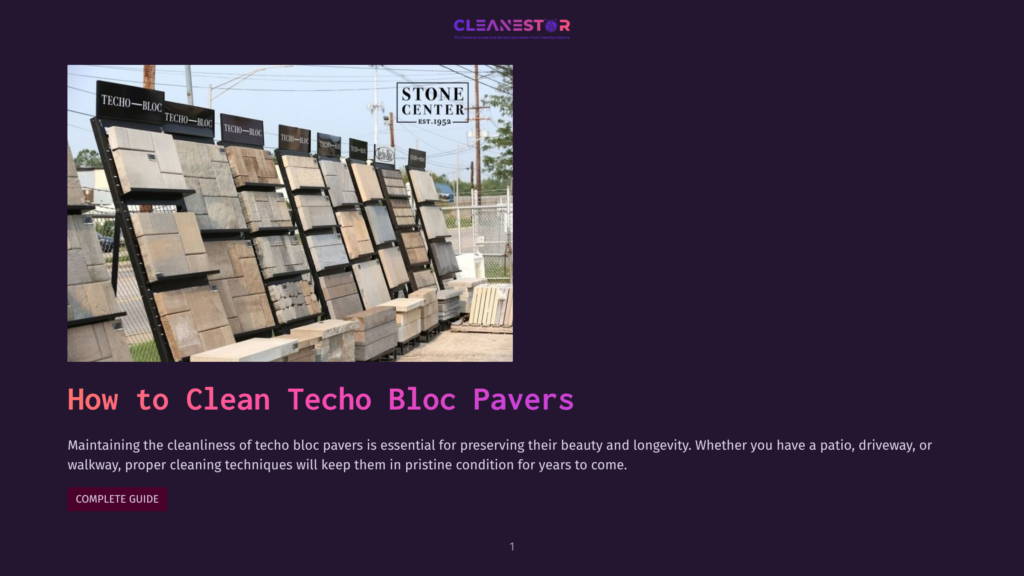 Rows Of Techo-Bloc Pavers, A Product Of Stone Center Est. 1953, Are Displayed Outdoors, Showcasing Their Textured Surfaces And Earthy Tones, Ready For Patio And Driveway Projects.