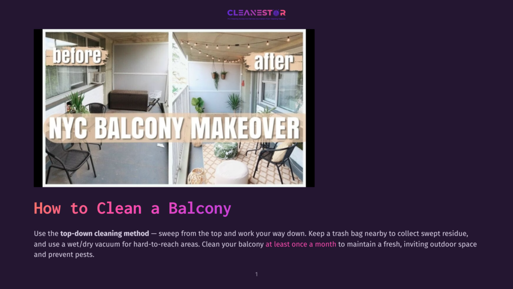 Before And After Photos Of A New York City Balcony Makeover, Showing A Transformed Space With Clean Furniture And Ambient Lighting.