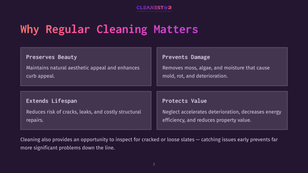 2 Why Regular Cleaning Matters 8 Infographic Titled &Quot;Why Regular Cleaning Matters&Quot; With Four Quadrants: &Quot;Preserves Beauty&Quot;, &Quot;Prevents Damage&Quot;, &Quot;Extends Lifespan&Quot;, And &Quot;Protects Value&Quot;.