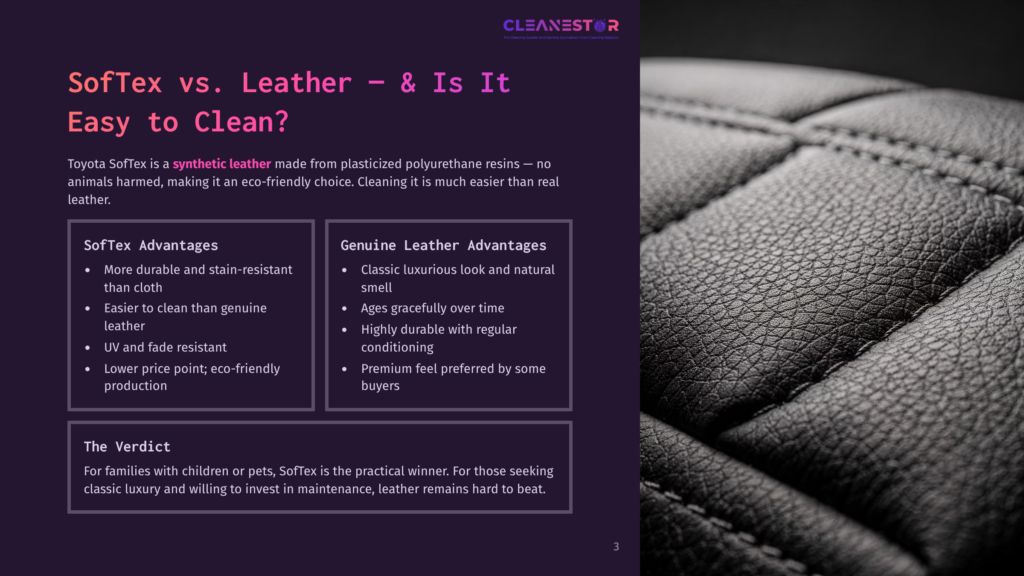 3 Softex Vs Leather And Is It Easy To Clean Close-Up Of A Dark Gray Leather Sofa With Visible Texture, Indicating Durability And Style, Set Against A Modern Interior With Neutral Tones.