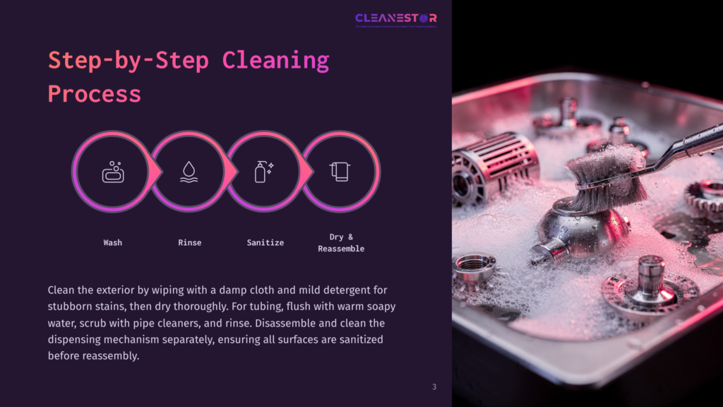 Step-By-Step Cleaning Process For A Stove Top: Wash, Rinse, Sanitize, Dry &Amp; Reassemble. Detailed Instructions For Cleaning Kitchen Appliances With Mild Detergent And Pipe Cleaners.