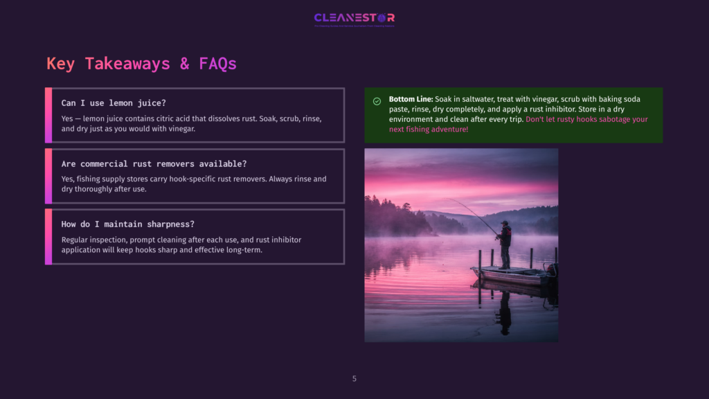 5 Key Takeaways And Faqs 24 A Fisherman Stands On A Boat At Sunrise, Casting A Fishing Line Into A Misty Lake. The Sky Is A Vibrant Mix Of Pink And Purple Hues.