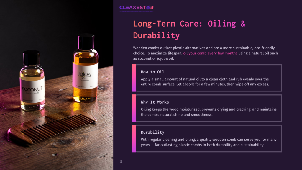 Two Small Glass Bottles Of Natural Hair Oil, One Labeled &Quot;Coconut Oil&Quot; And The Other &Quot;Jojoba Oil,&Quot; Sit Next To A Wooden Comb On A Rustic Wooden Surface.