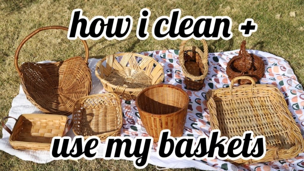 How To Clean Baskets From The Thrift Store