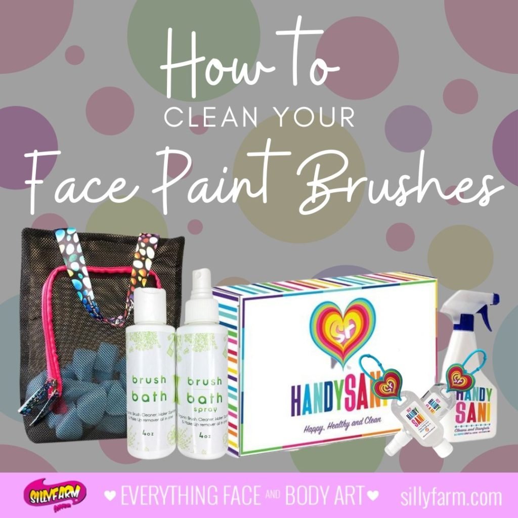 How To Clean Face Paint Brushes