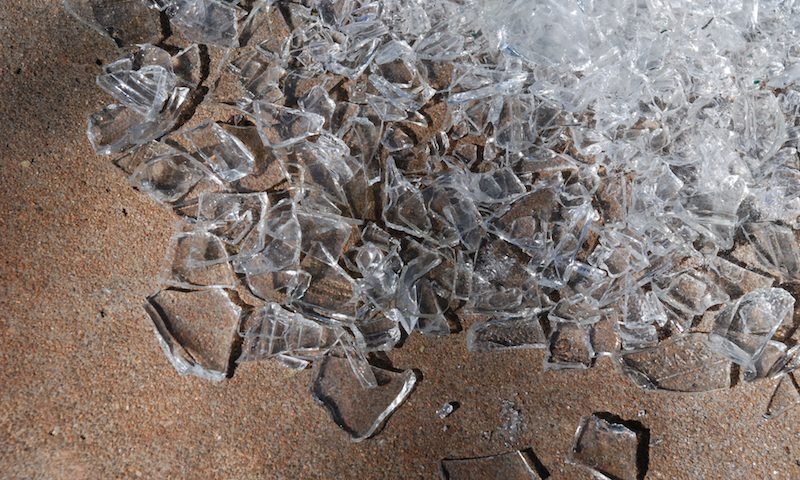 How To Clean Up Shattered Glass Door