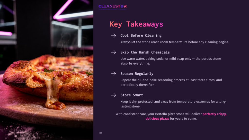 Close-Up Of A Delicious, Cheesy Pizza With A Golden Crust, Glistening With Melted Mozzarella And Topped With Pepperoni. The Pizza Is On A Wooden Cutting Board, With A Blurred Background Of Pink And Purple Neon Lights.