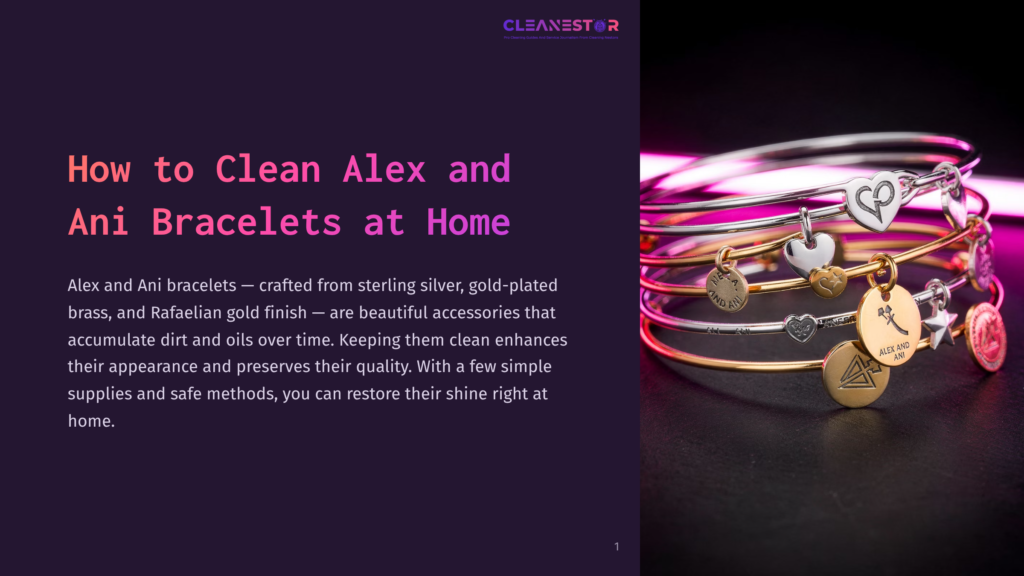 Stack Of Alex And Ani Bracelets In Silver, Gold, And Rose Gold, Featuring Charms Like A Heart, Infinity Symbol, And Geometric Designs. The Bracelets Are Artfully Arranged On A Dark, Reflective Surface.