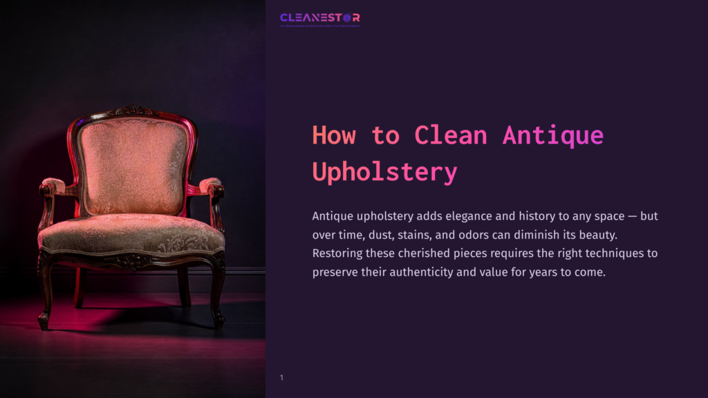 An Ornate, Antique Armchair With Intricate Carvings And Plush, Textured Upholstery Sits Bathed In Dramatic Pink And Purple Light, Suggesting A Luxurious And Vintage Aesthetic.