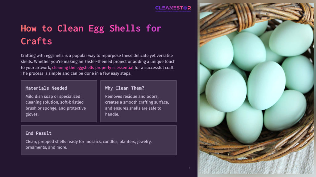 A Basket Filled With Clean, Glossy Teal-Colored Eggs, Ready For Crafting, Set Against A Blurred Background That Hints At A Craft Project.