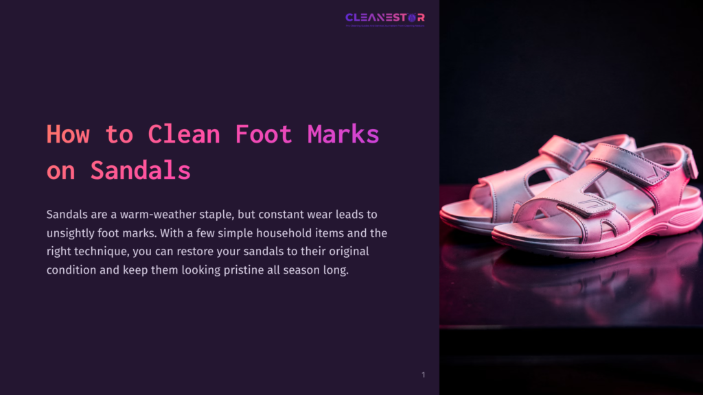 A Pair Of Clean, White And Pink Sandals Sit On A Dark, Reflective Surface, Bathed In Soft Pink And Purple Light.