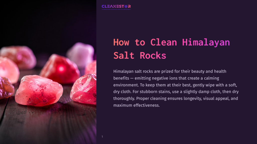 1 How To Clean Himalayan Salt Rocks 2 Close-Up Of Several Raw, Pink Himalayan Salt Rocks With A Rough Texture, Resting On A Dark Wooden Surface. The Salt Rocks Are Illuminated, Highlighting Their Translucent Quality And Vibrant Pink Hues.