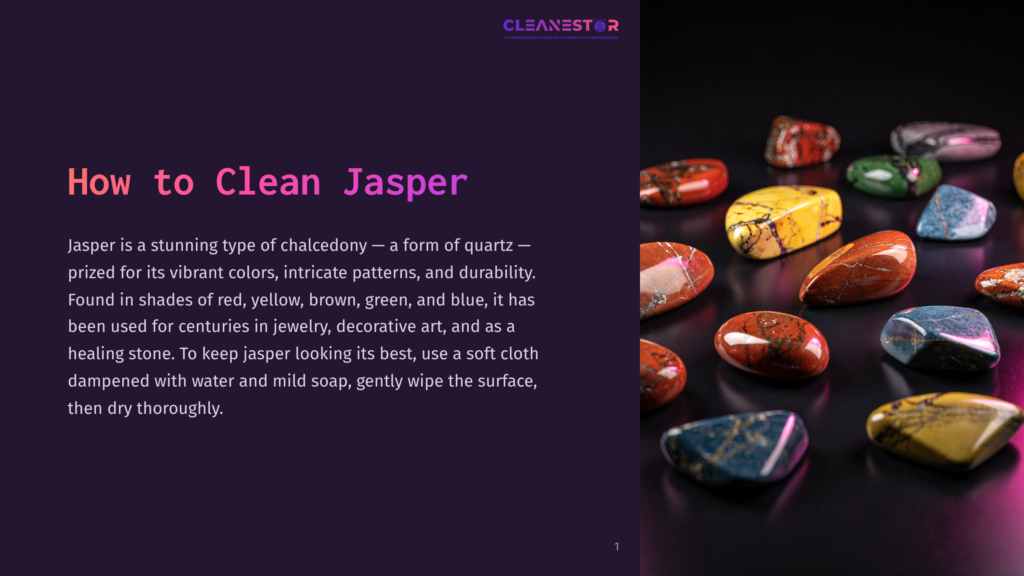 A Collection Of Polished Jasper Stones In Vibrant Shades Of Red, Yellow, Green, And Blue Are Artfully Arranged On A Dark, Reflective Surface, Showcasing Their Unique Patterns And Luster.