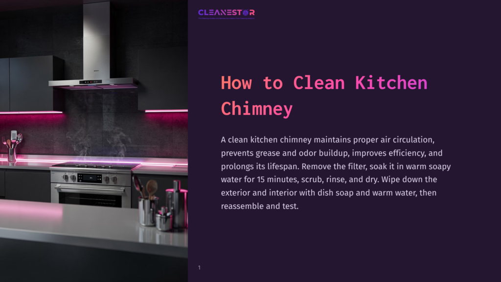 Modern Kitchen Chimney Above A Sleek Stainless Steel Gas Range, With Ambient Pink Led Lighting Illuminating The Dark Cabinetry And Backsplash.
