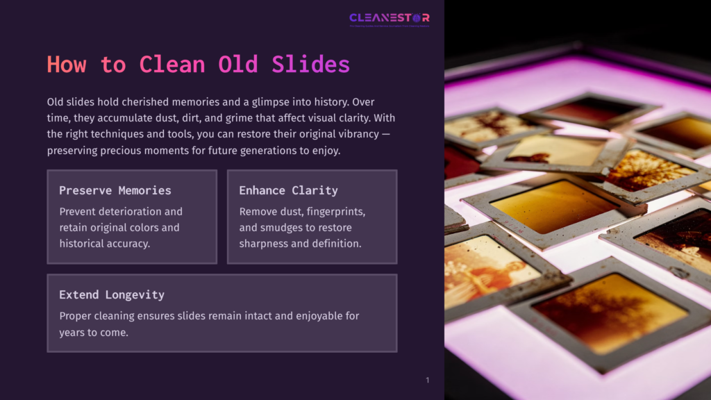 A Collection Of Vintage 35Mm Film Slides, Some Showing Faded Images, Are Illuminated From Below On A Light Table, Highlighting Their Aged Condition And The Need For Slide Cleaning And Preservation.