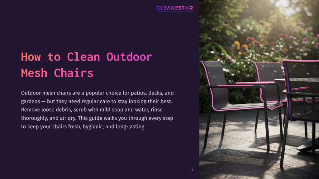 Outdoor Mesh Chairs With Bright Pink Trim Sit On A Patio, Bathed In Warm Sunlight. The Chairs Are Modern And Stylish, Perfect For Outdoor Living Spaces.