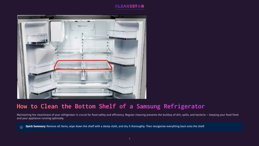 An Empty, Clean Samsung Refrigerator Interior With Shelves And Drawers Highlighted By A Red Rectangle, Ready For Organizing Food.