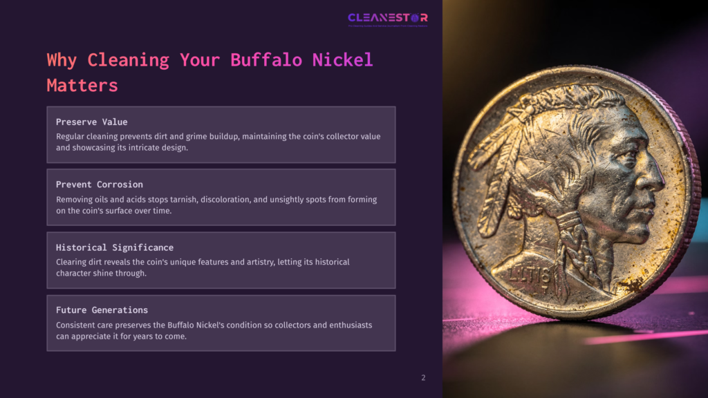 Close-Up Of A Buffalo Nickel, Showcasing The Detailed Profile Of A Native American Chief And The Year 1917. The Coin Is Lit Dramatically, Highlighting Its Texture And Historical Significance.
