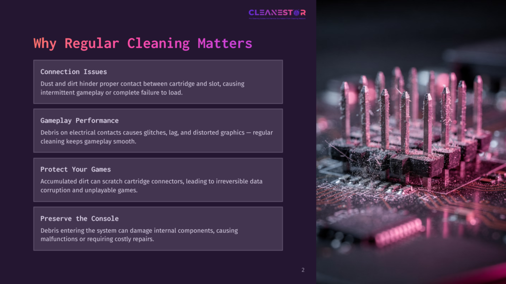 2 Why Regular Cleaning Matters 96 Close-Up Of A Dusty And Dirty Electronic Connector, Emphasizing The Need For Regular Cleaning To Prevent Connection Issues And Preserve Console Health.