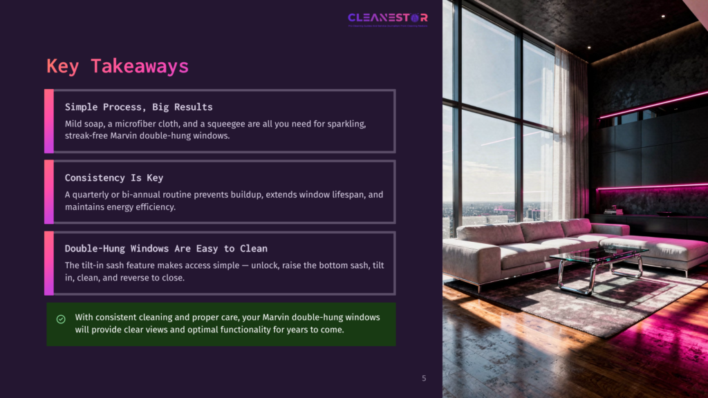 Modern Living Room With Large Windows, A Plush Sectional Sofa, And A Glass Coffee Table. The Room Features Neon Pink Accent Lighting And A City View.