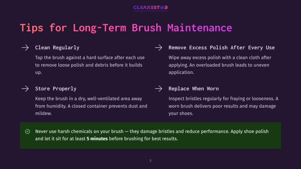 5 Tips For Long Term Brush Maintenance 5 Tips For Long Term Brush Maintenance