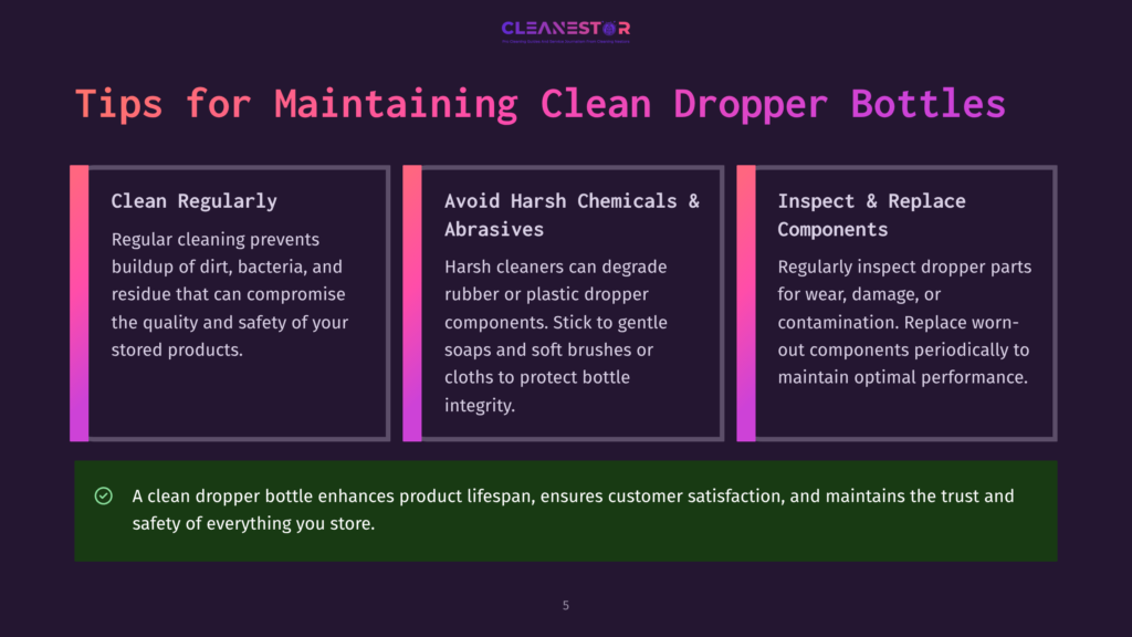5 Tips For Maintaining Clean Dropper Bottles 5 Tips For Maintaining Clean Dropper Bottles