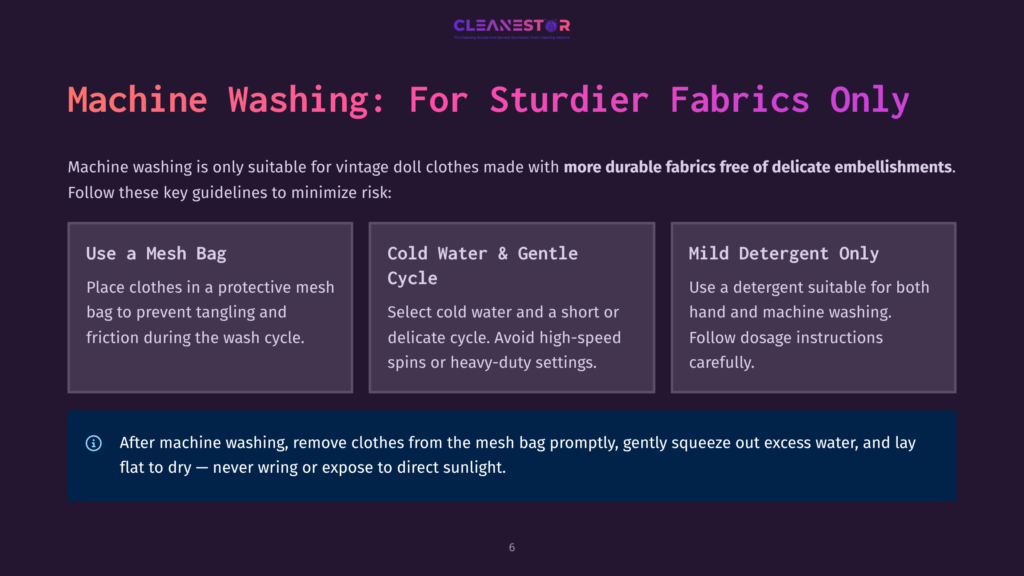 Machine Washing Guide For Sturdy Doll Clothes: Use A Mesh Bag, Cold Water, And Mild Detergent. Instructions On Cleaning, Drying, And Avoiding Damage.