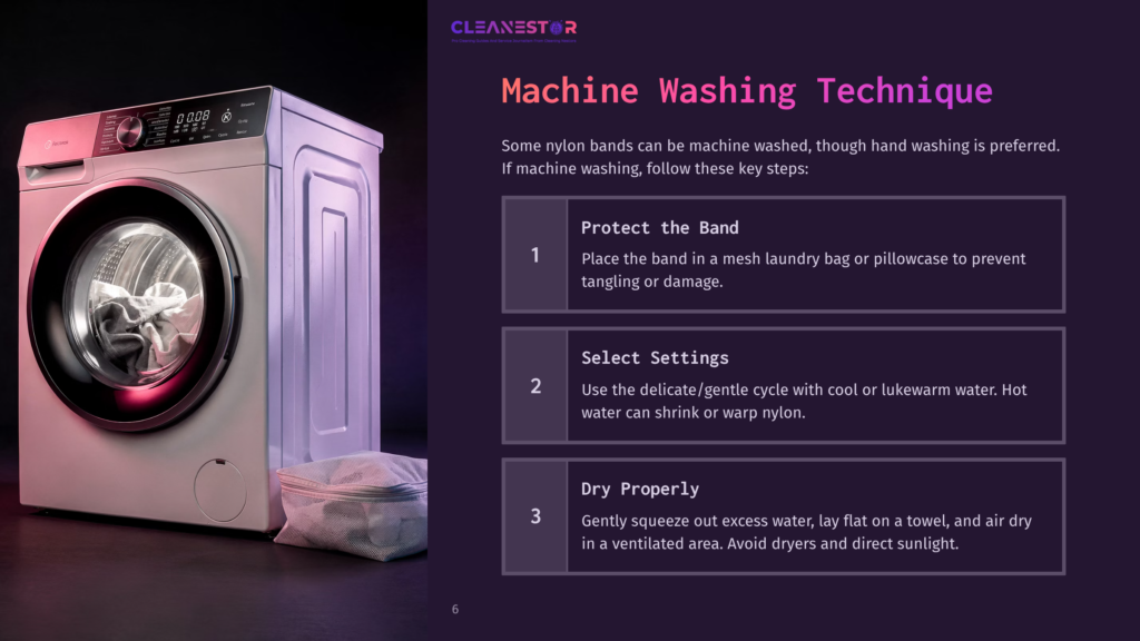 6 Machine Washing Technique