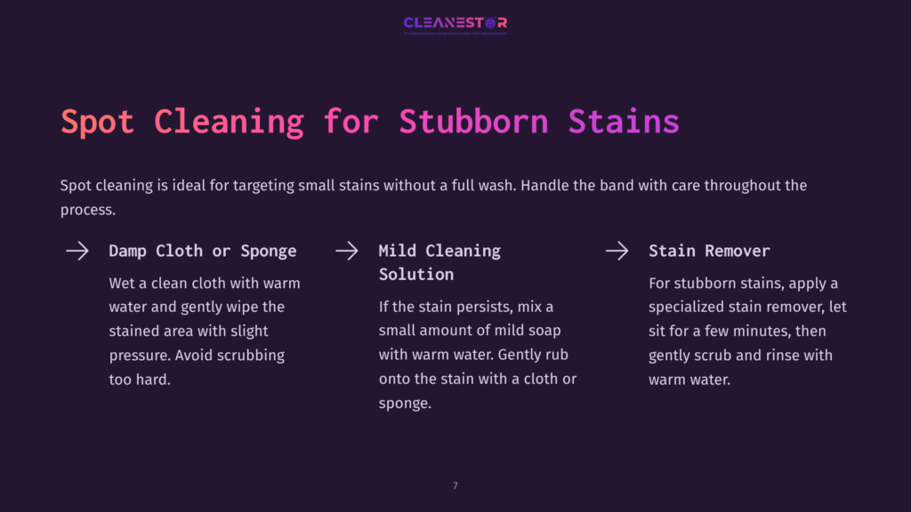 7 Spot Cleaning For Stubborn Stains