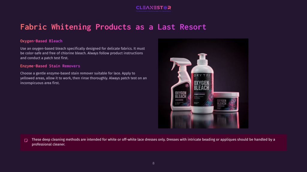 8 Fabric Whitening Products As A Last Resort Three Bottles Of &Quot;Oxygen Bleach&Quot; Fabric Whitener And Stain Remover From Cleanestor, With One Bottle Featuring An Oxygen-Based Bleach Spray, On A Dark, Textured Background.