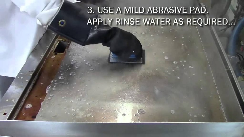 How To Clean A Commercial Griddle
