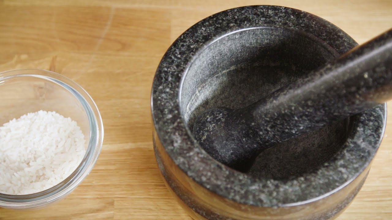 How To Clean A Granite Mortar And Pestle | CleaNESTOR