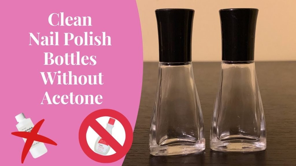How To Clean A Nail Polish Bottle
