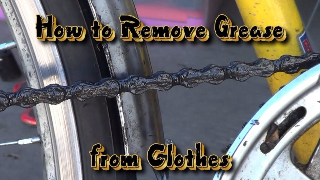 How To Clean Bike Grease From Clothes