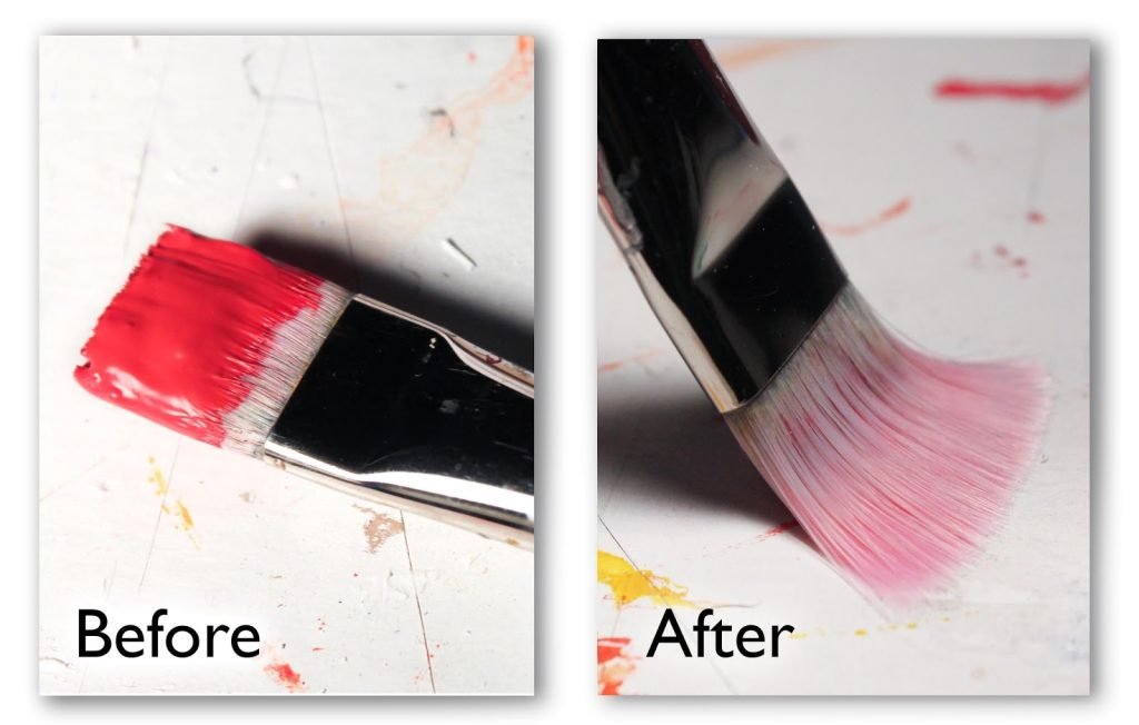 How To Clean Dried Acrylic Paint Brushes