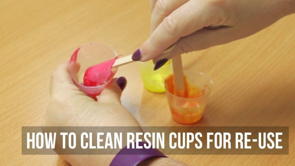 How To Clean Epoxy Cups