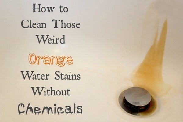 How To Clean Orange Stains In Bathtub