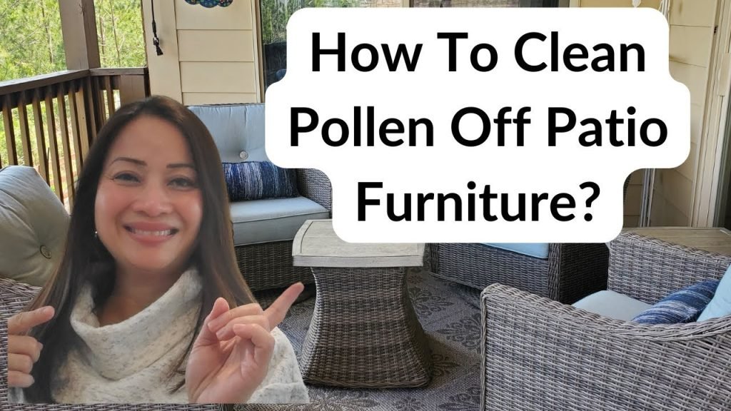 How To Clean Pollen Off Patio Cushions