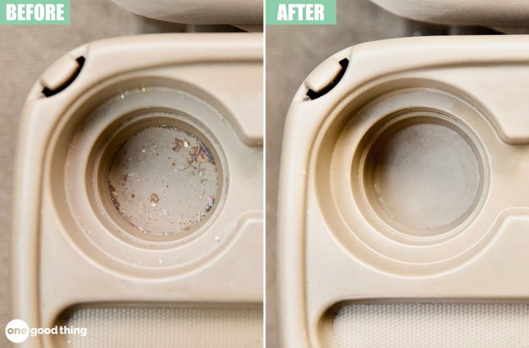 How To Clean Sticky Cup Holders