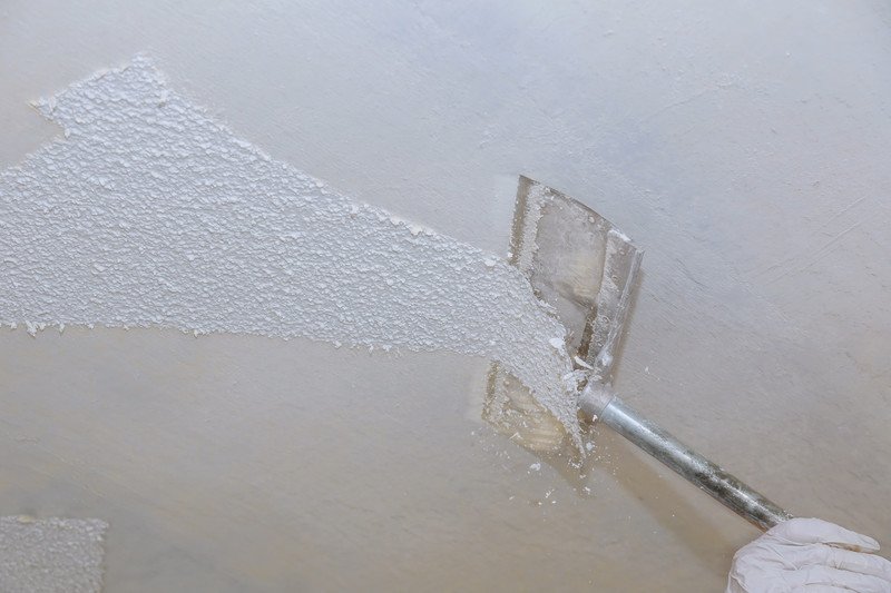 How To Clean Up After Removing Popcorn Ceiling